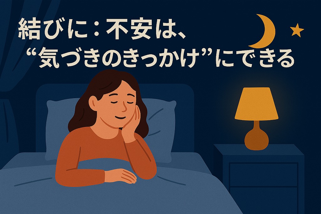 結びに:夜の不安は、“気づきのきっかけ”にできる